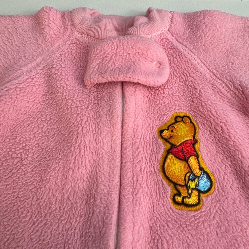 Vintage Winnie the Pooh fleece sleeper